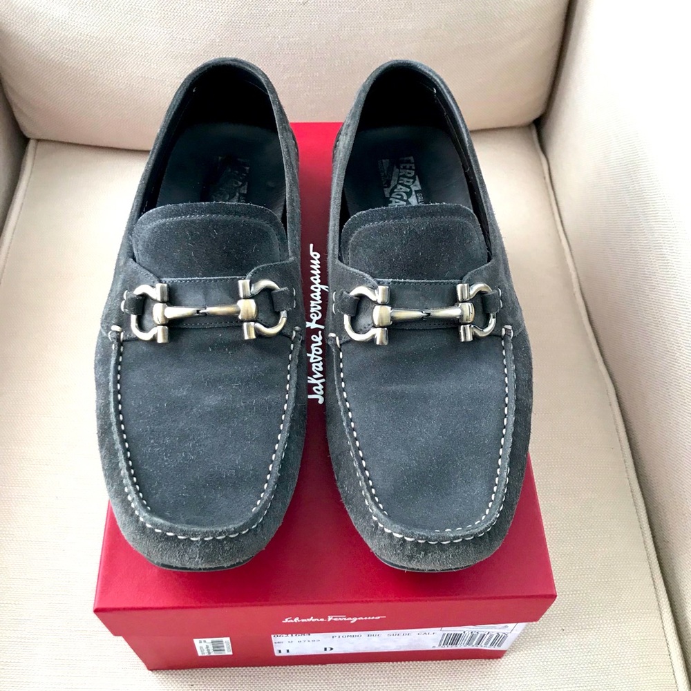 Salvatore Ferragamo driving moccasins size US 11